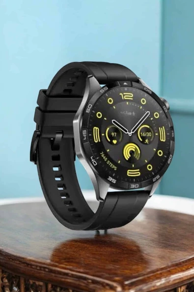 Akıllı Saat Titreşimli Pusula Nabız Ölçer Nfc - Resim 5