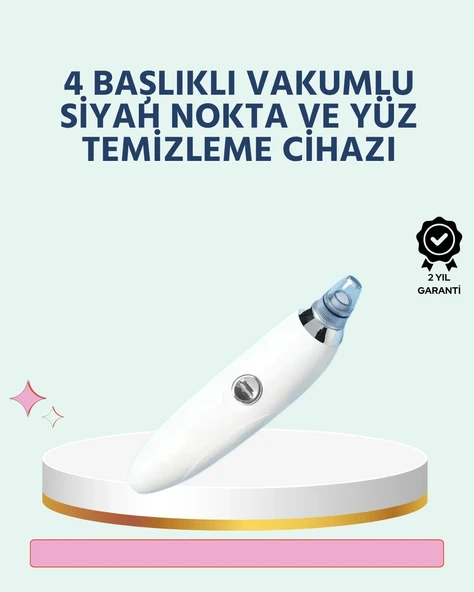 Cilt Dostu Vakumlu Siyah Nokta Temizleyici – Siyah Nokta, Makyaj Kalıntılarına Karşı ürün görseli 1