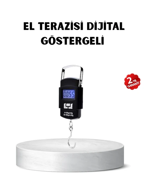 Portatif Dijital El Kantarı – Bavul, Paket Tartı 50 Kg ürün görseli 1