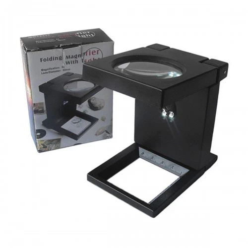 Nikula-Katlanır Plastık,Led Işıklı Test Cıhazı Büyüteç 2.5X90Mm ürün görseli 1