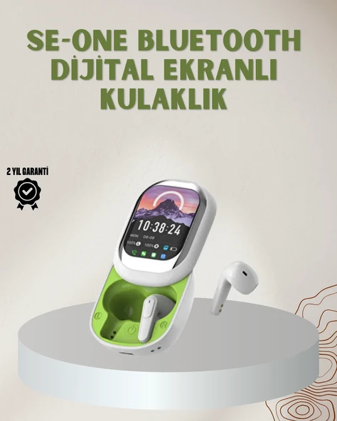Dokunmatik Ekranlı Aktif Gürültü Azaltma Özellikli Kablosuz Kulaklık V5.4 ürün görseli 1