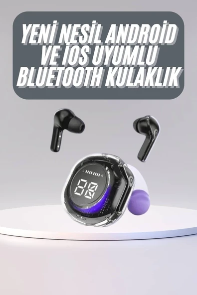 Kulak İçi Bluetooth Kulaklık Anc Enc Özellikli Şarj Göstergeli Kablosuz Kulaklık ürün görseli 1