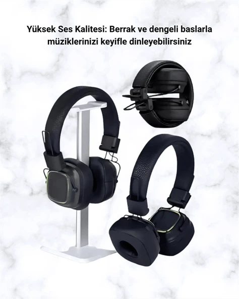 Rgb Işıklı Katlanabilir 5.3 Kulak Üstü - Resim 4