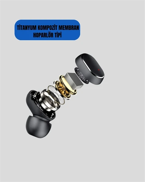 Kulak İçi Stereo Dokunmatik Kontrollü - Resim 5