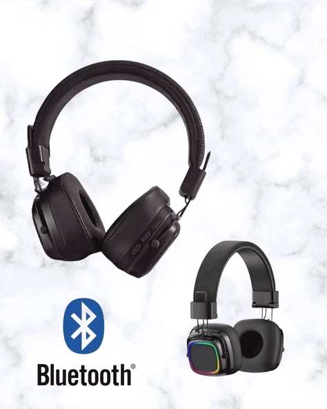 Rgb Işıklı Katlanabilir Kulak Üstü - Resim 5