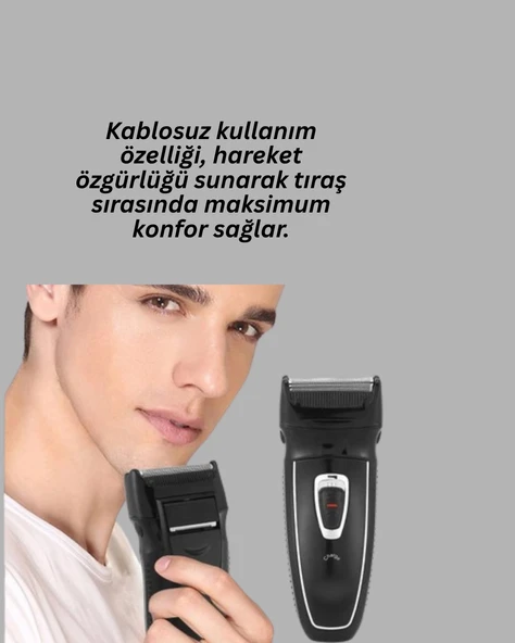 Çift Başlıklı Taşınabilir Tıraş - Resim 4