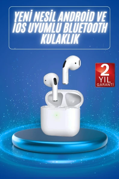 4.Nesil Bluetooth Kulaklık Yüksek Ses Kaliteli Dokunmatik Özellikli ürün görseli 1