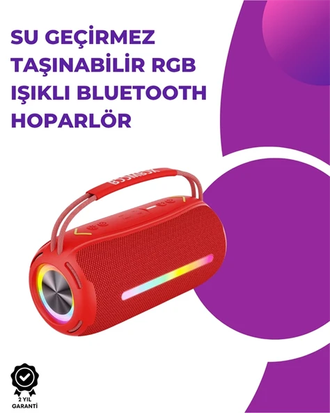 Bluetooth Kablosuz Hoparlör – Taşınabilir, Güçlü Ses ürün görseli 1