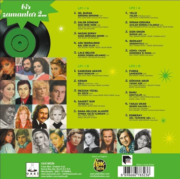 Bir Zamanlar 2 Çift LP - Resim 2