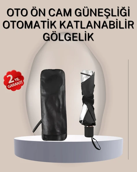Dayanıklı Upe Alaşımlı Şemsiye Tipi Araç Güneşliği - Kolay Katlanır ürün görseli 1