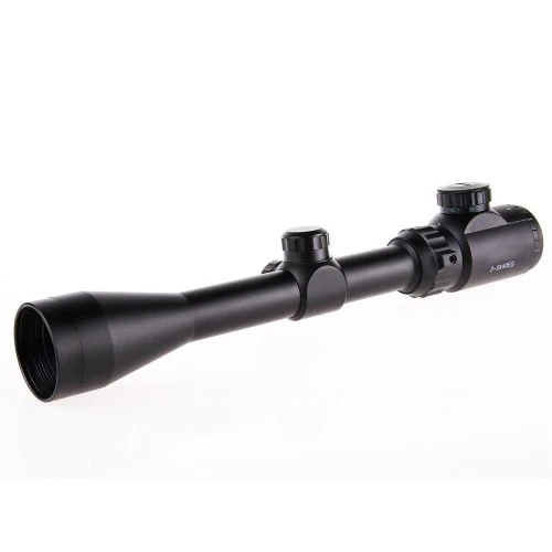 3-9X40 Zoomlu Çıft Işıklı Tüfeği Dürbünü Montaj Kelepçeli ürün görseli 1