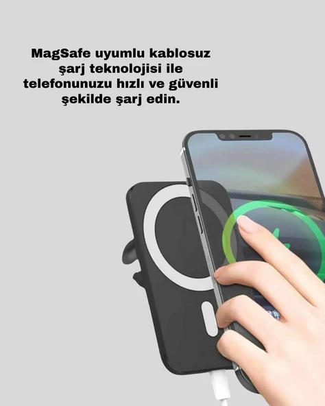Mıknatıslı Araç Tutucu Destekli - Resim 2