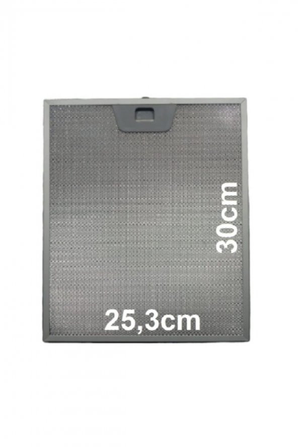 Davlumbaz Filtresi 253x300 Aspiratör Tel Filtre Ön Kısım Tek Tırnak, Arka Kısım Tırnaksız ürün görseli 1