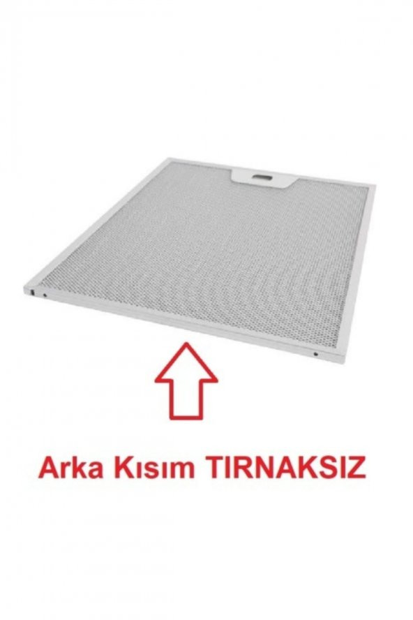 Davlumbaz Filtresi 253x300 Aspiratör Tel Filtre Ön Kısım Tek Tırnak, Arka Kısım Tırnaksız ürün görseli 1