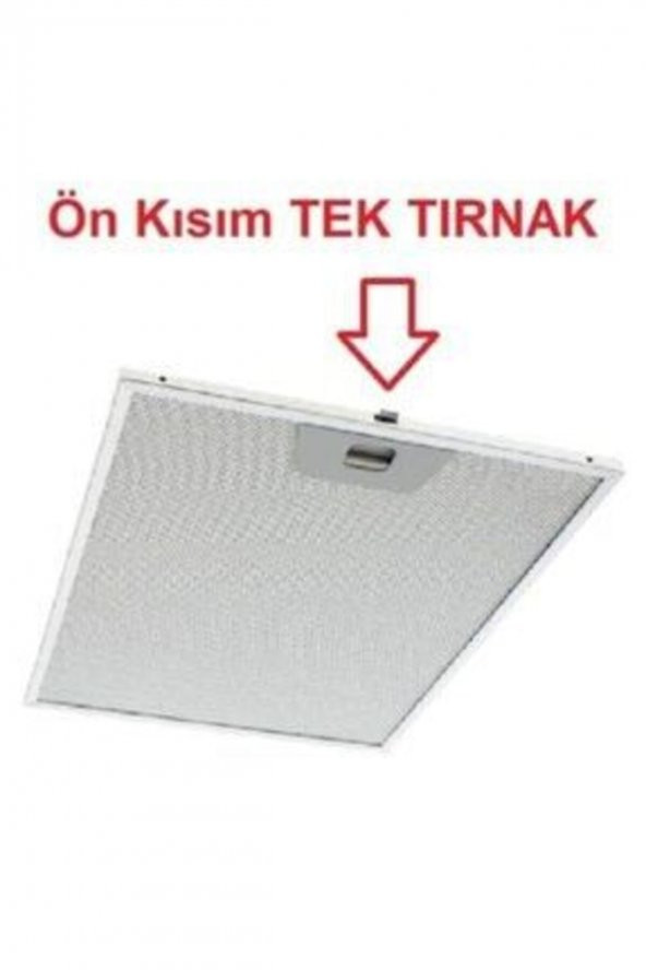 Davlumbaz Filtresi 253x300 Aspiratör Tel Filitre Önkısım Tek Arka Kısım Tırnaksız 00431222 25''3x30cm ürün görseli 1
