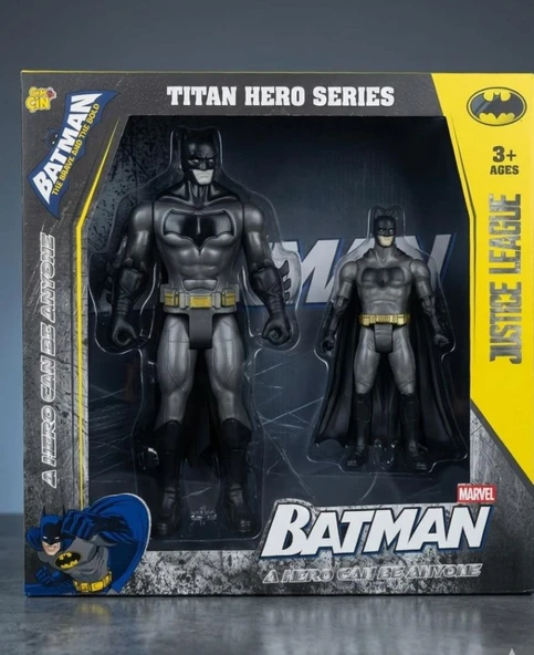 Batman: Şehrin Sessiz Muhafızı – Özel Tasarım 2'li Figür Seti ürün görseli 1