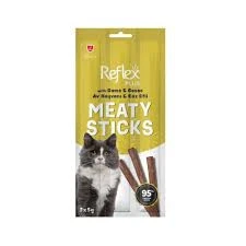 Reflex Meaty Sticks Av Hayvanlı ve Kaz Etli 3x5 gr Kedi Ödül Çubuğu ürün görseli 1