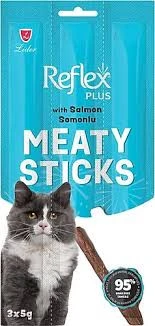Reflex Meaty Sticks Somonlu 3x5 gr Kedi Ödül Çubuğu ürün görseli 1
