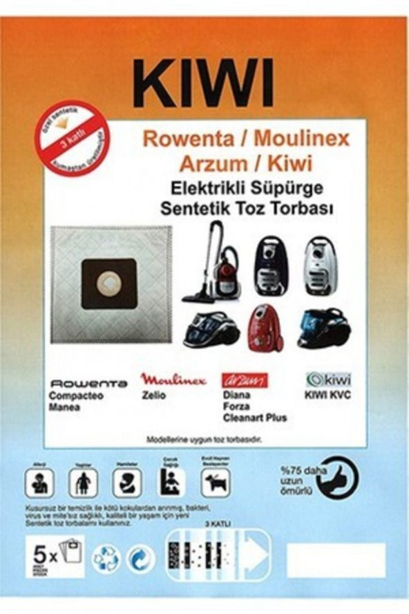 Arzum Cleanart Plus Toz Torbası ürün görseli 1