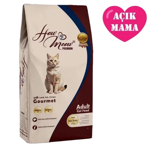 How Meow Gurme Yetıskın Kedı Maması 1 Kg Açık ürün görseli 1