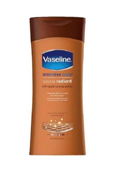 VASELİNE LOSYON KAKAO IŞILTISI ULTRA NEMLENDİRİCİ 400 ML ürün görseli 1