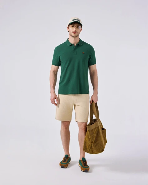 Ellesse Polo Yaka Erkek Tişört 6SM5044-GRN ürün görseli 1