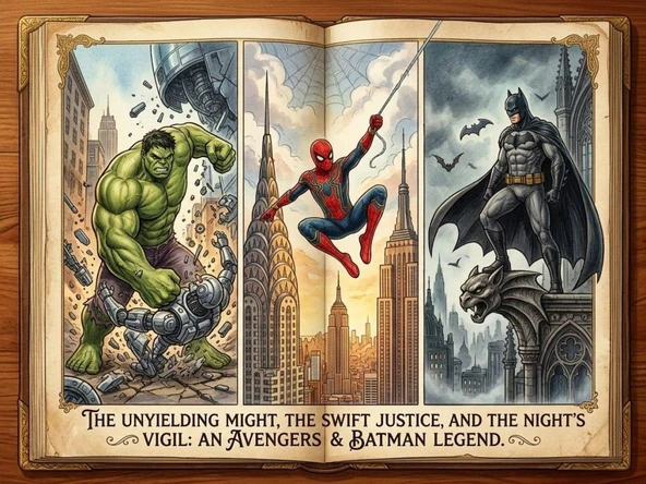 Efsanevi Kahramanlar Seti - Hulk, Örümcek Adam ve Batman (30 cm Dev Boy) - Resim 4