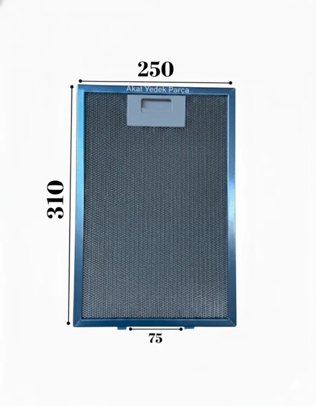 Bosch İle Uyumlu DWW062450B Davlumbaz Metal Yağ Filtresi ürün görseli 1