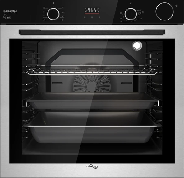 TommaTech TAF6004ISP Ankastre Elektrikli Fırın 60 Cm Inox ürün görseli 1