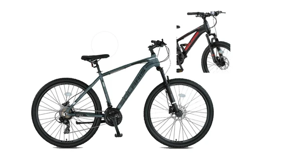ÜMİT 2951 SOLARIS-M-MD ERKEK DAĞ BİSİKLETİ 508H 29 JANT 21 VİTES BLACK RED ürün görseli 1
