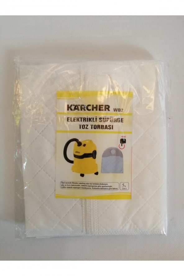 Karcher Wd 2 Elektrikli Süpürge Toz Torbası Bez 10 Adet ürün görseli 1
