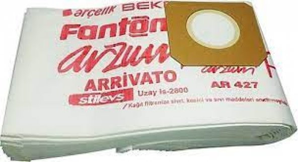Fantom Kazanlı Toz Torbası Çift Kat (10 Adet) ürün görseli 1