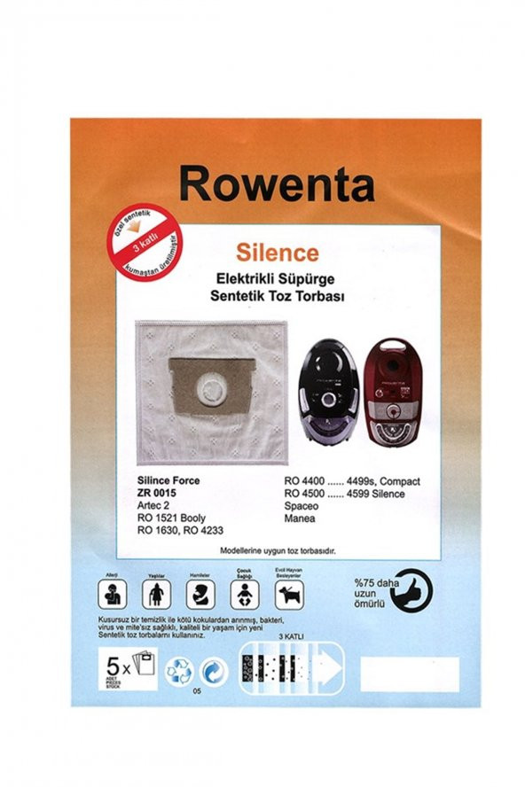 Rowenta Zr 0015 Süpürge Torbası 20 Adet ürün görseli 1