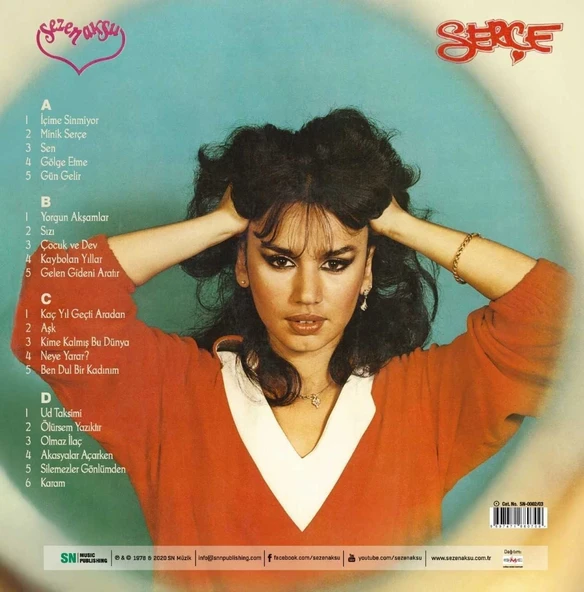 Sezen Aksu Serçe Double LP Plak - Resim 2