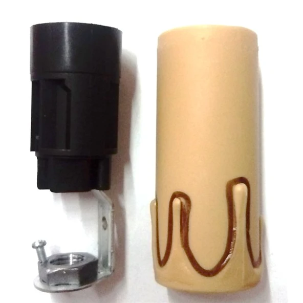 E-14 Kahve Mum Duy 8.3 Cm 4 Adet A1216 ürün görseli 1