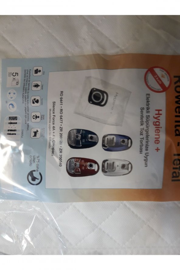 ROWENTA Hygen+ Silence Force 4a Compact Toz Torbasi - Resim 3