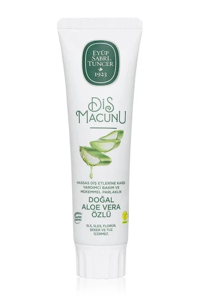 Doğal Aloe Vera Özlü Diş Macunu 90 ml ürün görseli 1
