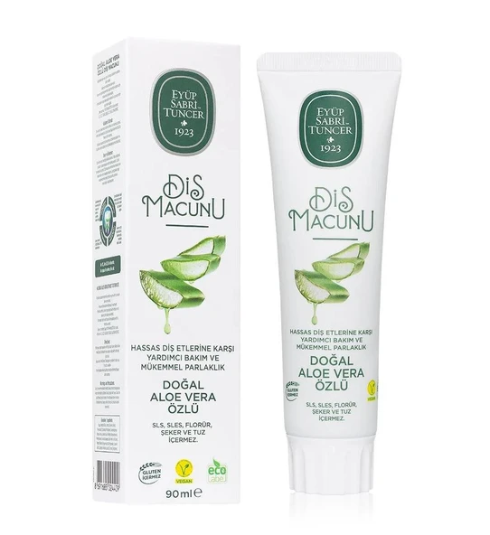 Doğal Aloe Vera Özlü Diş Macunu 90 ml - Resim 2