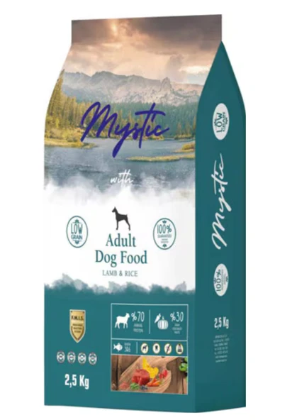 Mystic Az Tahıllı Kuzulu Yetişkin Köpek Maması 2.5 Kg ürün görseli 1