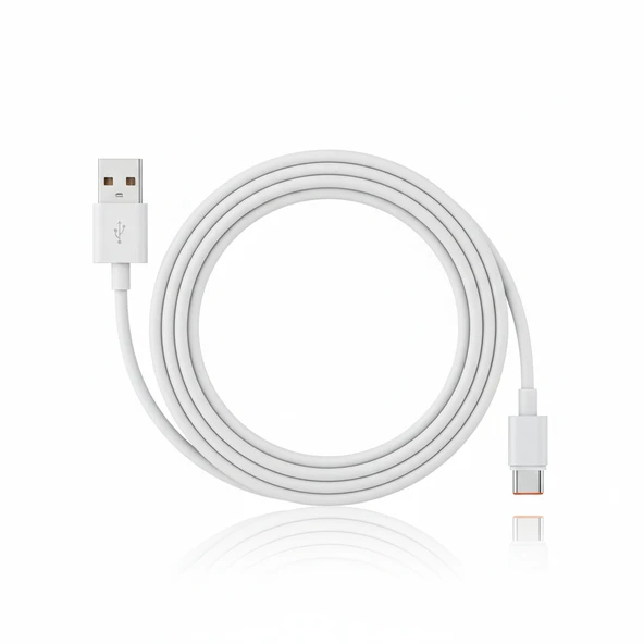 Tüm Androidler ve İOS Cihazlar İçin USB-Type C 6a Şarj Kablosu 1m ürün görseli 1