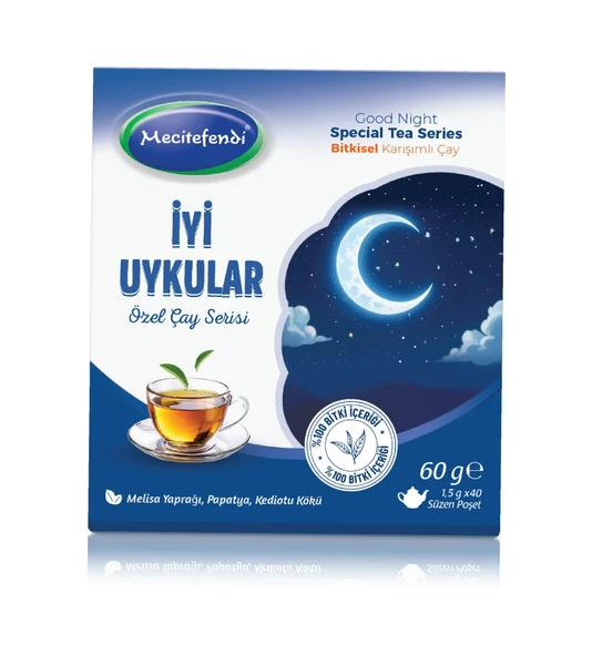 MECİTEFENDİ 40'LI İYİ UYKULAR ÇAYI ürün görseli 1
