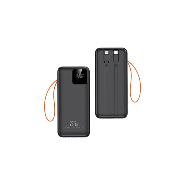30000 mAh Powerbank Hızlı Şarj LED Göstergeli Taşınabilir Şarj Cihazı Çoklu USB Çıkış ürün görseli 1