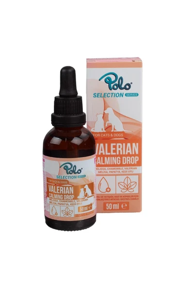 Polo Valerian Sakinleştirici Kedi Köpek Tüy Sağlığı Damla 50 ml ürün görseli 1