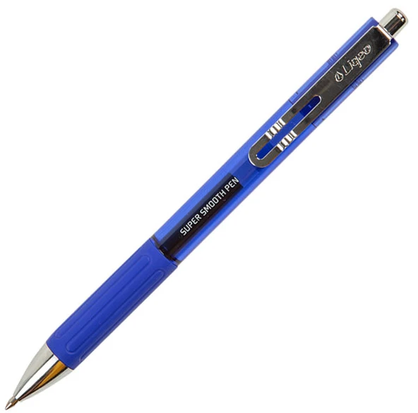 Liqeo Super Smooth Gel Pen 0.7 Mm Roller Kalem Mavi G-7009-130  (12 Li Paket) ürün görseli 1