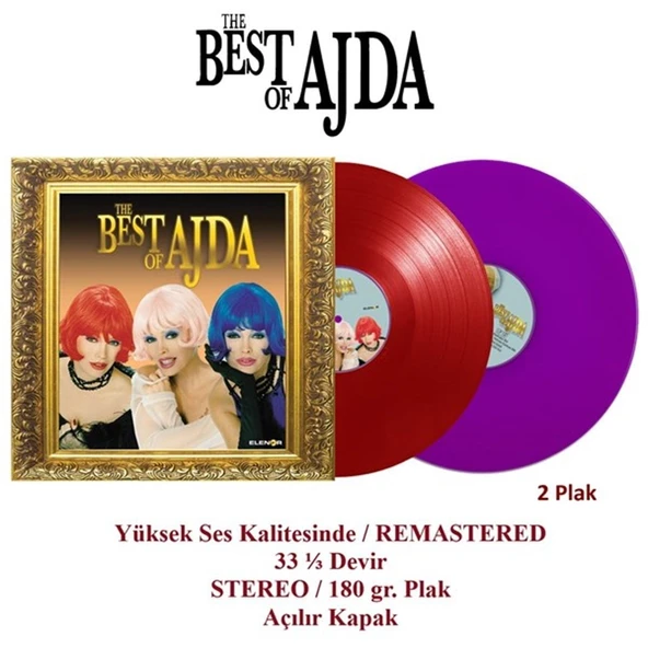 The Best Of Ajda LP Plak ürün görseli 1