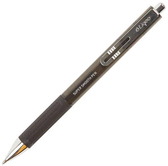 Liqeo Super Smooth Gel Pen 0.7 Mm Roller Kalem Siyah G-7009-190  (12 Li Paket) ürün görseli 1