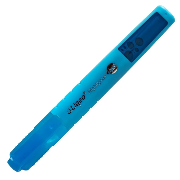 Liqeo Midi Fosforlu Kalem Mavi H-3130-130 12 Li (1 Paket 12 Adet) ürün görseli 1