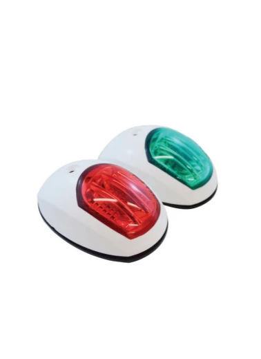 Tekne Seyir Feneri 12V. Beyaz Led İskele Sancak Feneri Takım ürün görseli 1