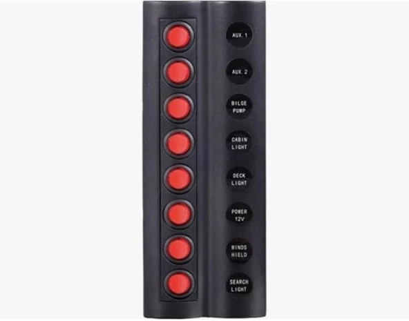Switch Panel 8'li Otomatik Sigorta Paneli ürün görseli 1