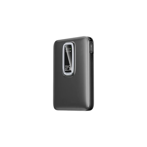 10000 mAh Standlı MagSafe Wireless Powerbank 15W Kablosuz Hızlı Şarj LED Göstergeli ürün görseli 1